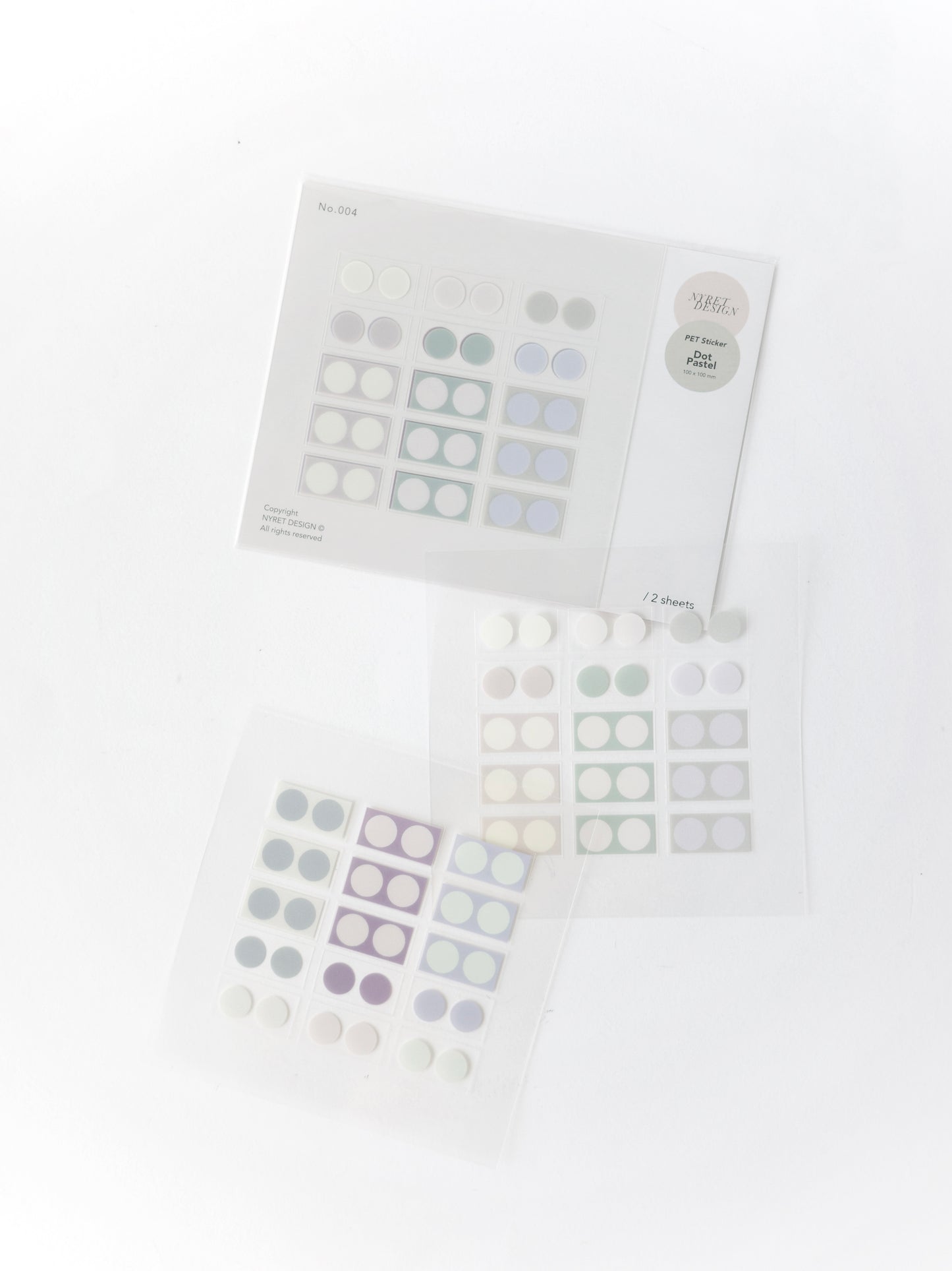 PET Sticker - Dot Pastel