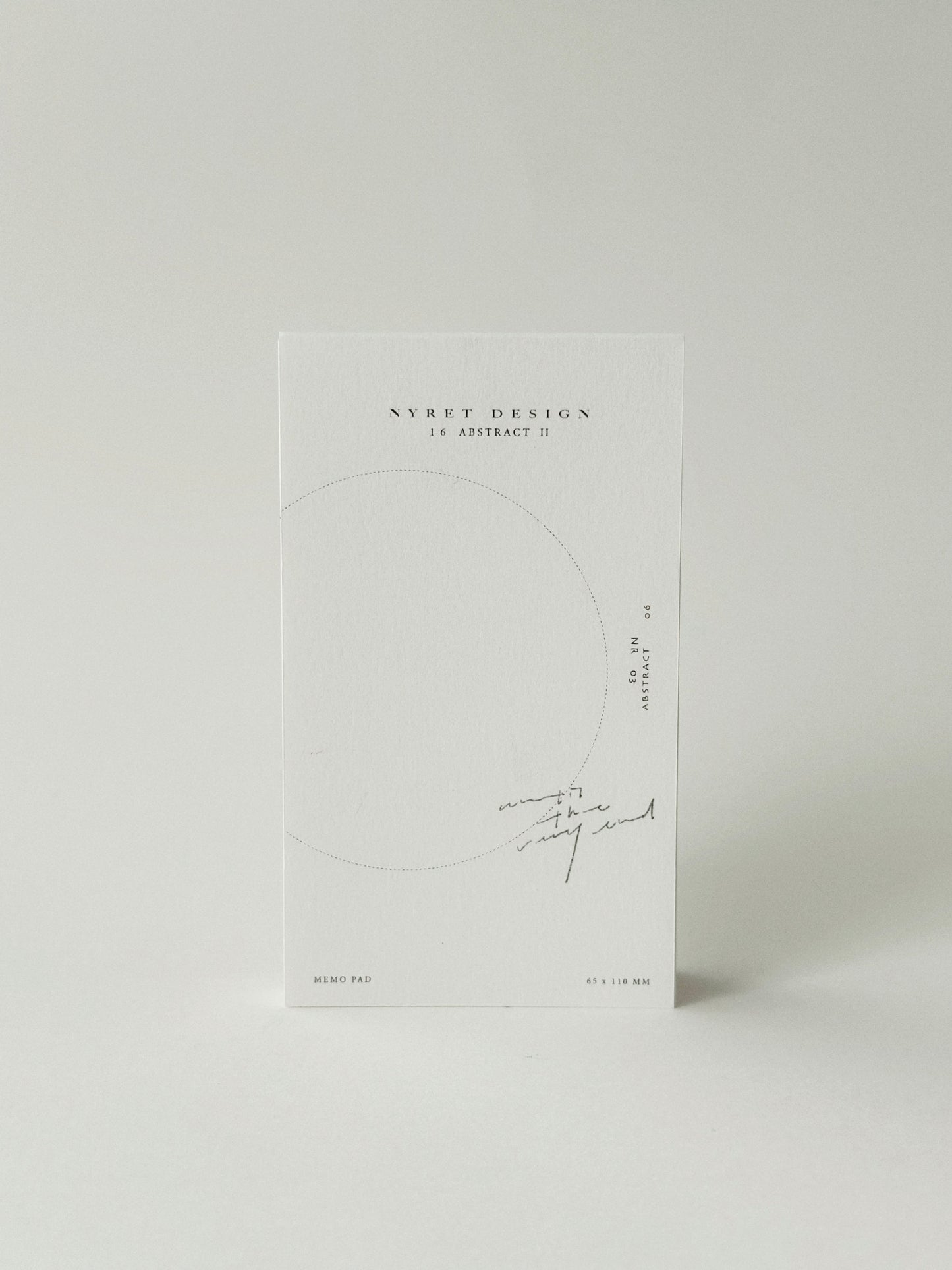 Endless Series Memo Pad