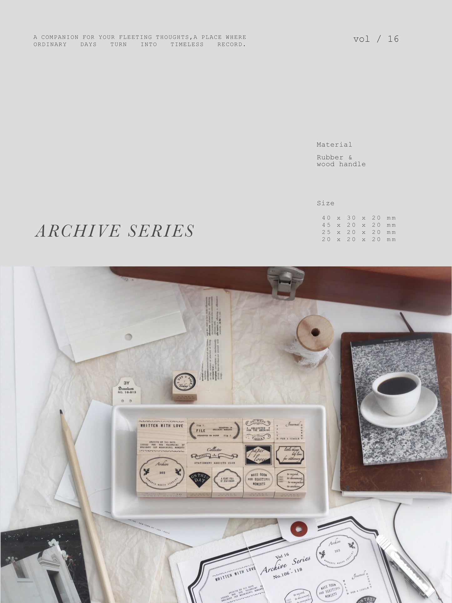 Vol 16 Archive Series