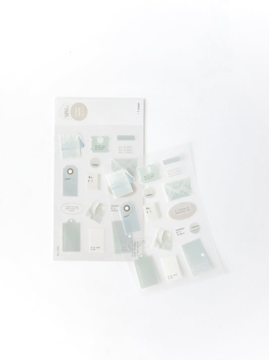 PET Sticker - White